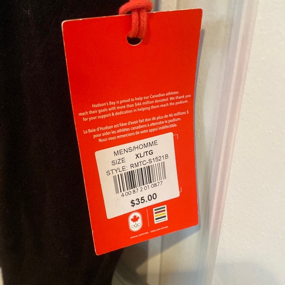 Black XL tee shirt Canada Olympic team. - Picture 2 of 2